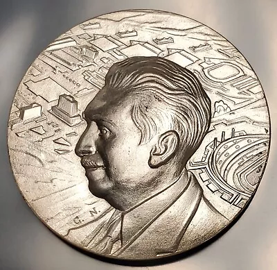 GEM BU 1952 Mexico Cuidad University Inauguration Silver Medal 36mm TONED  • $89