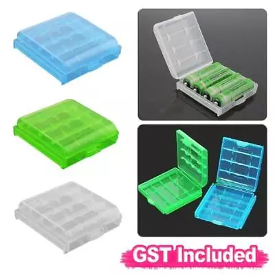 4 X Plastic AA AAA Battery Container Batteries Storage Case Batteries Holder • $6.03
