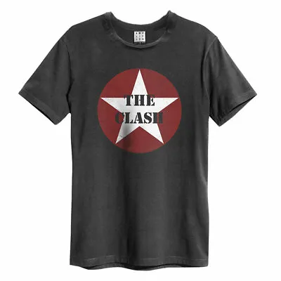 £22.95 • Buy Amplified The Clash - Star Logo - Men's Charcoal T-Shirt 
