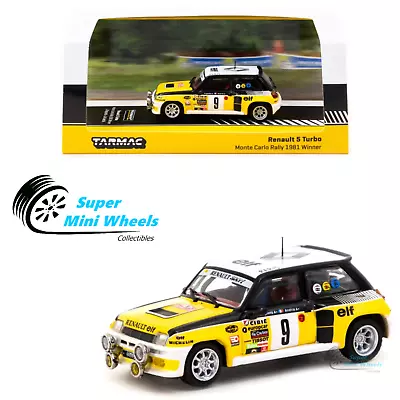 Tarmac Works 1:64 Renault 5 Turbo Monte Carlo Rally 1981 #9 Winner • $20.99
