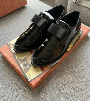   F.Troupe Black Patent Leather Shoes (Size 37)  • £80