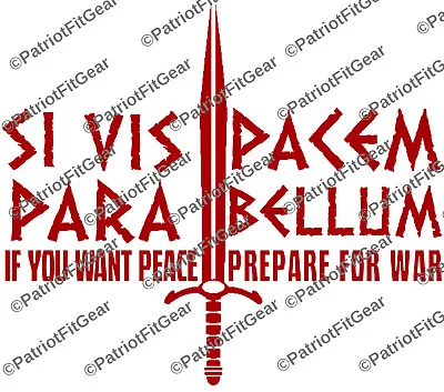 Si Vis Pacem Para BellumIf You Want PeaceMolon Labe2AStickerVinyl Decals • $6.45