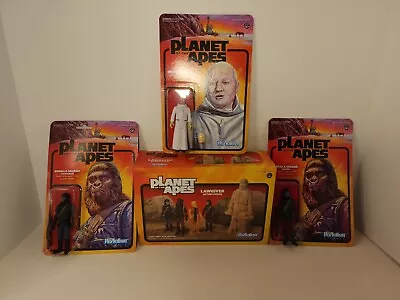 Super7 ReAction - Planet Of The Apes  3 3/4-Inch Four Action Figure Set Lawgiver • $59.99