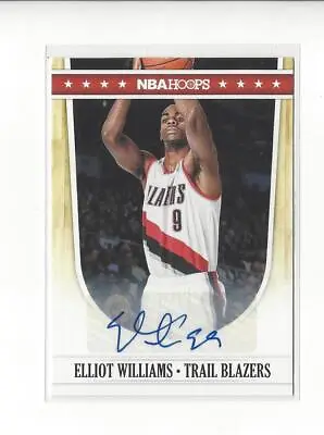 2011-12 Hoops #205 Elliot Williams AUTOGRAPH Blazers • $2.49