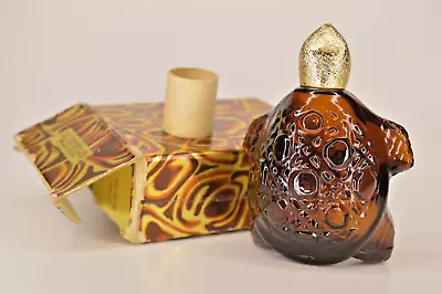 Vintage Avon 1971 TREASURE TURTLE “heres My Heart” Cologne 1oz. Collector’s Box • $9.99