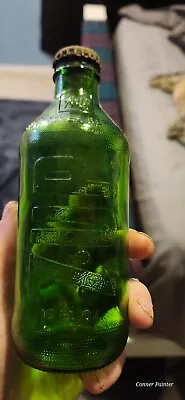 RARE!!! Embossed 7 UP Glass Bottle With Original Cap!! 10 Fl Oz • $15