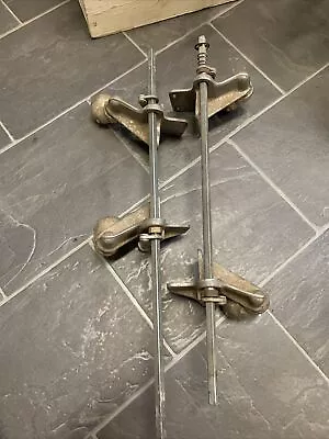 $45 • Buy Vtg Bassick Round Caster Cast Aluminum Roller Ball Globe Swivel Hardware Wheels