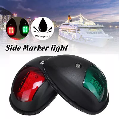 $23.92 • Buy Pair Red Green Starboard Port LED Navigation Light Nav Lamp Marine Yacht Boat AU