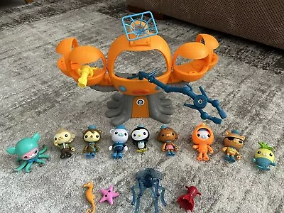 Octonauts Octopod Characters Long Armed Squid And Vampire Squid • £15