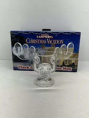 National Lampoon's Christmas Vacation Clark Griswold Moose Mug Glass Warner Bros • $24.99