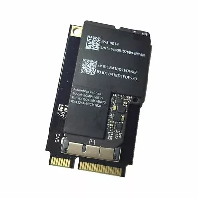 Apple Broadcom BCM94360CD 802.11ac Bluetooth4.0 Mini PCI-E WiFi Card (Card Only) • $42.95