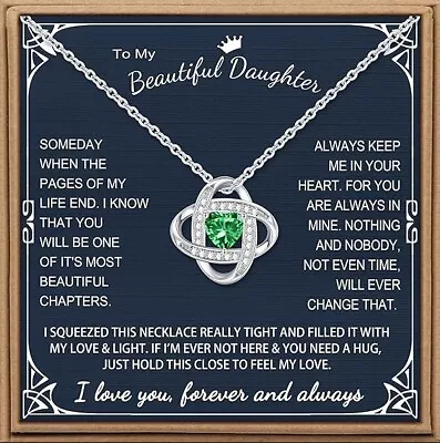 To My Daughter Necklace Gift For Daughter From Dad Daughter Father Necklace • $29.99