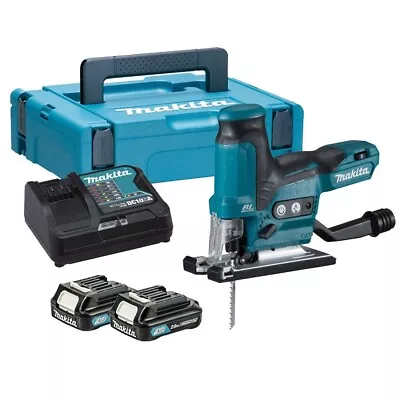 Makita JV102DSAJ 10.8v CXT Slide Cordless Brushless Jigsaw Inc 2x 2.0Ah Batts • £236.24