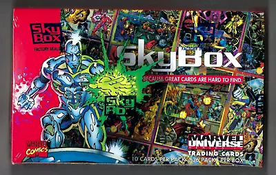 Marvel Universe Series 4 Trading Cards Factory Sealed Box 1993 SkyBox 36 Packs • $119.98