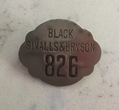 Vintage Black Sivalls & Bryson Engineer Engineering Obsolete Employee Id Badge • $12.71