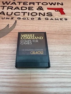 Atari 400/800/XL/XE Missle Command Game Cartridge CXL4012 • $6.99