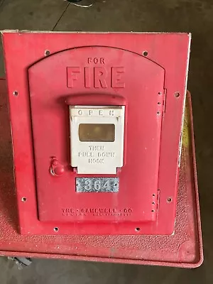 Vintage Gamewell Fire Call Box Alarm Gamewell Wall Mount #364 • $175