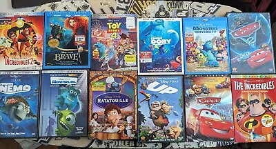 Various Disney Pixar Movies (Blu Ray OR DVD) • $3