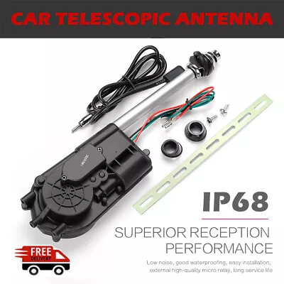 Universal Electric Power Automatic Antenna Car SUV Radio Mast Aerial 12V AM FM  • $35.99