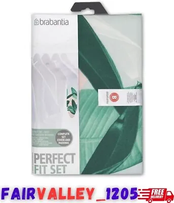 £15.64 • Buy Brabantia Size B (124 X 38cm) Ironing Board Cover With Thick 8mm Padding (Tropic