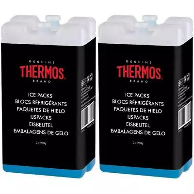 4 X ThermoCafé By Thermos Ice Pack Reusable Freeze Blocks For Cool Food/Drinks • £7.51