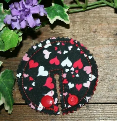 G-tube Pads Mic-key Button Feeding Tube PadsAMT Button.. Valentines  #10 • $2.25