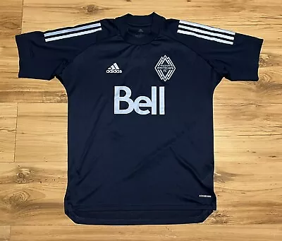 2011 Adidas MLS Vancouver Whitecaps Blank Jersey Kit Mens Small Blue • $24.99