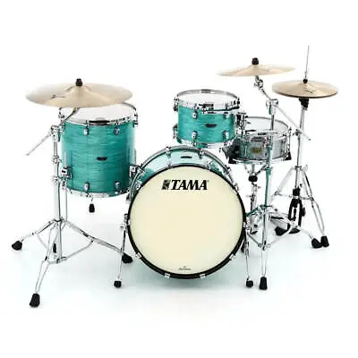 Tama Starclassic Maple 3pc Drum Set Surf Green Silk • $2999.99