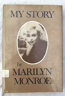 My Story Marilyn Monroe Autobiography 1974 First Print Hardcover DJ Ex Library • $25