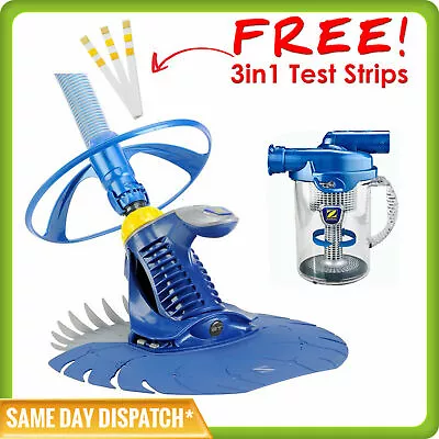 Zodiac T5 - Baracuda Pool Cleaner + Cyclonic Leaf Eater + Free Test Strips 🎁 • $519