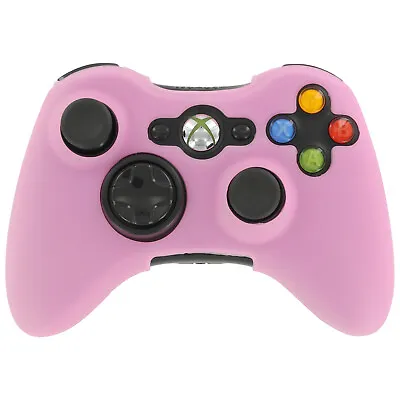 Xbox 360 Controller Skin Silicone Cover Rubber Grip Protective Case Pink • £3.68