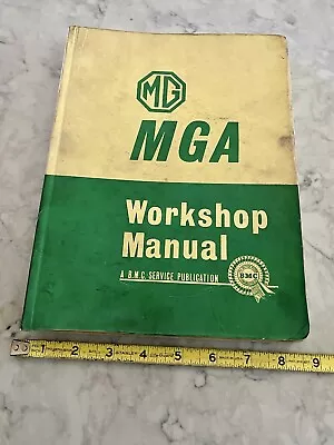 Original Softcover: MG MGA Workshop Manual The British Motor Corporation • $39