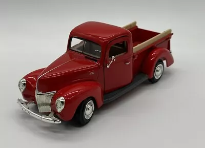 1940 Ford Pickup Truck - Red 1:24 Scale Diecast Model Truck- No. 68062 • $17.49