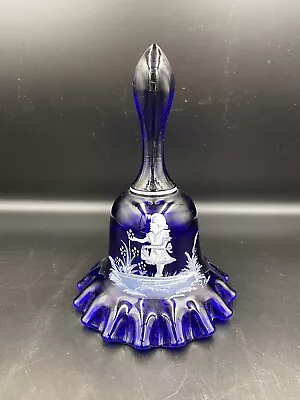 FENTON For ROSSO COBALT BLUE MARY GREGORY LITTLE GIRL BELL • $27.95