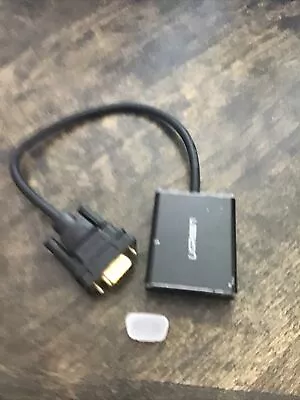 UGREEN VGA To HDMI Adapter Cable With Micro USB • $15