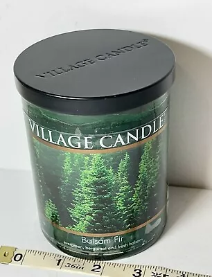 Village Candle Balsam Fir Large Tumbler Scented Candle 18 Oz Green • $16