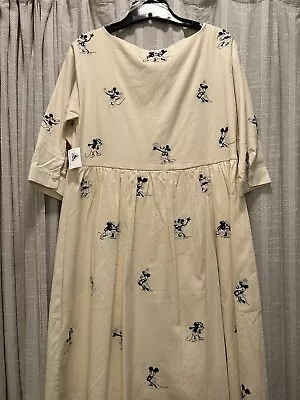 Disney Mickey And Minnie Ivory Dress. Size S • $45