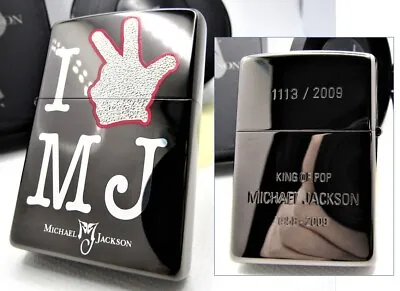 MJ Michael Jackson RIP Double Sides Limited 1113/2009 ZIPPO 2009 MIB Rare • $243