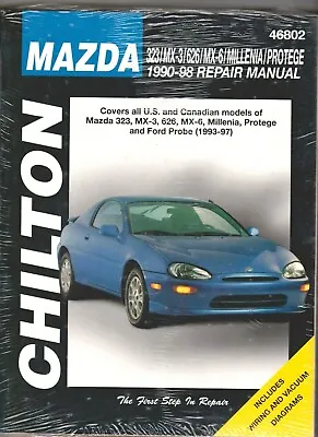 Chilton Repair Manual 46802 Mazda 323 MX-3- 626 MX-6 Millenia Protege Sealed • $16.23