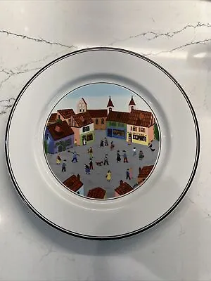 VILLEROY & BOCH Design Naif  Design Village  8  Salad Plate Small Nick Not Chip • $12.99