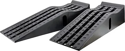 2-Pack MaxxHaul Plastic 6  Lift Car Service Ramps Tire Ramp For Vehicle Repair • $75.41