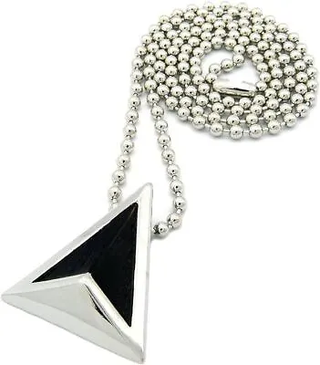 Hip Hop Daft Punk Get Lucky Triangle Charm & 3mm 27  Ball Chain Necklace Set • $15.99