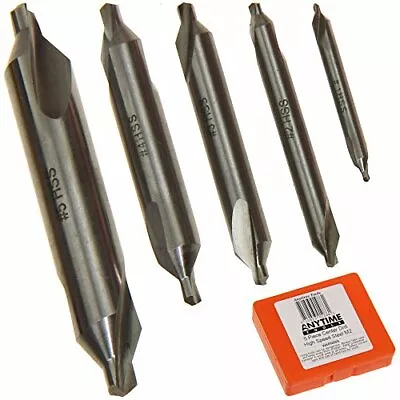 Center Drill Countersink Lathe Bit Mill Tooling - Set Of 5 • $31.15