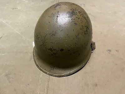 Original Wwii Us Army M1 Helmet Shell Front Seam Original Paint • $207.96