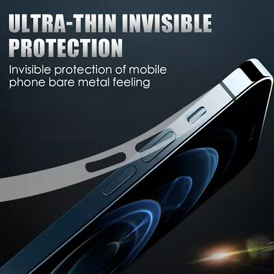 2Set Clear Phone Side Film For IPhone 14 13 Frame Protector Border Film Stikcer • $1.99