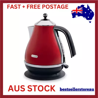 De'Longhi Icona Classic KBO2001R Electric Kettle Kitchen Appliances - Red • $98