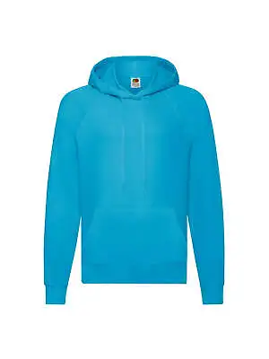 Fruit Of The Loom 62140 Mens Pull-over Lightweight Hooded Sweatshirt • £15.04