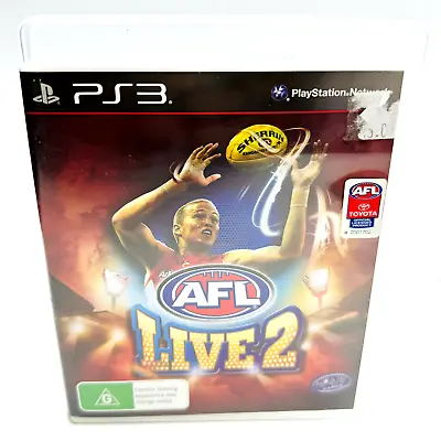 AFL Live 2 Sony Playstation 3 PS3 Video Game • $14.99