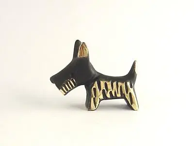 £58.25 • Buy Walter BOSSE Vienna SCOTCH TERRIER DOG Patinated Brass Modernism Bronze Era