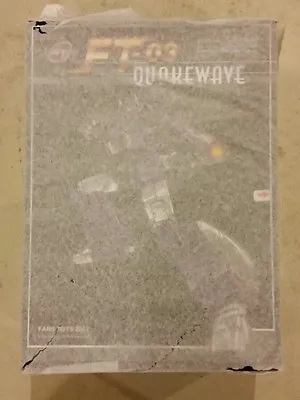 2012 Fanstoys Fans Toys Quakewave Masterpiece Transformers Shockwave FT-03 1ST • $499.99